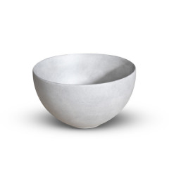 Looox Ceramic Raw Small, diameter 23 cm, Light Grey