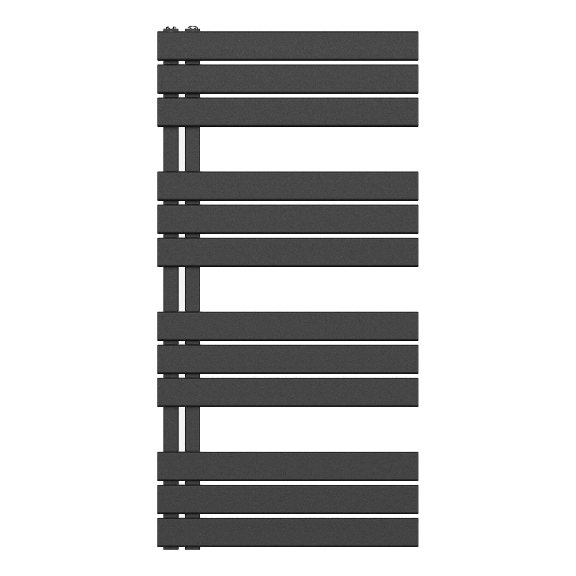 Belrad Handdoek Radiator Zwart Links 120×60 cm 755W