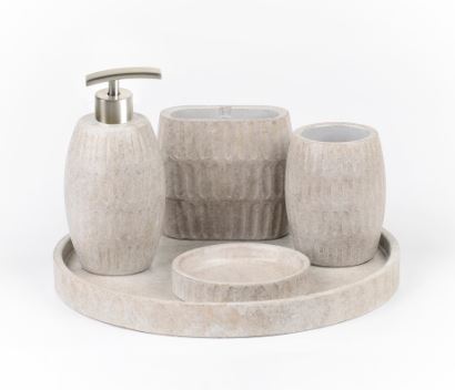 Ideavit Accessoires Set Idea.Pick Rond Beton Licht Grijs