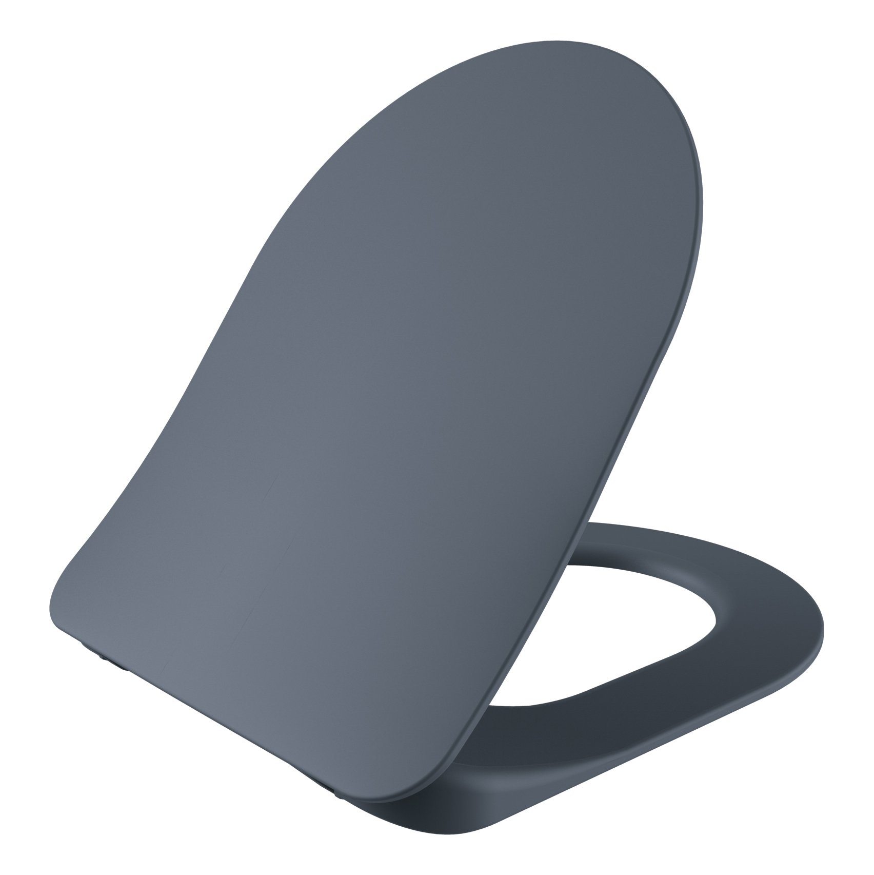 Creavit Wc-Zitting Mat Basalt Duroplast, Inox Scharnieren, Softclose