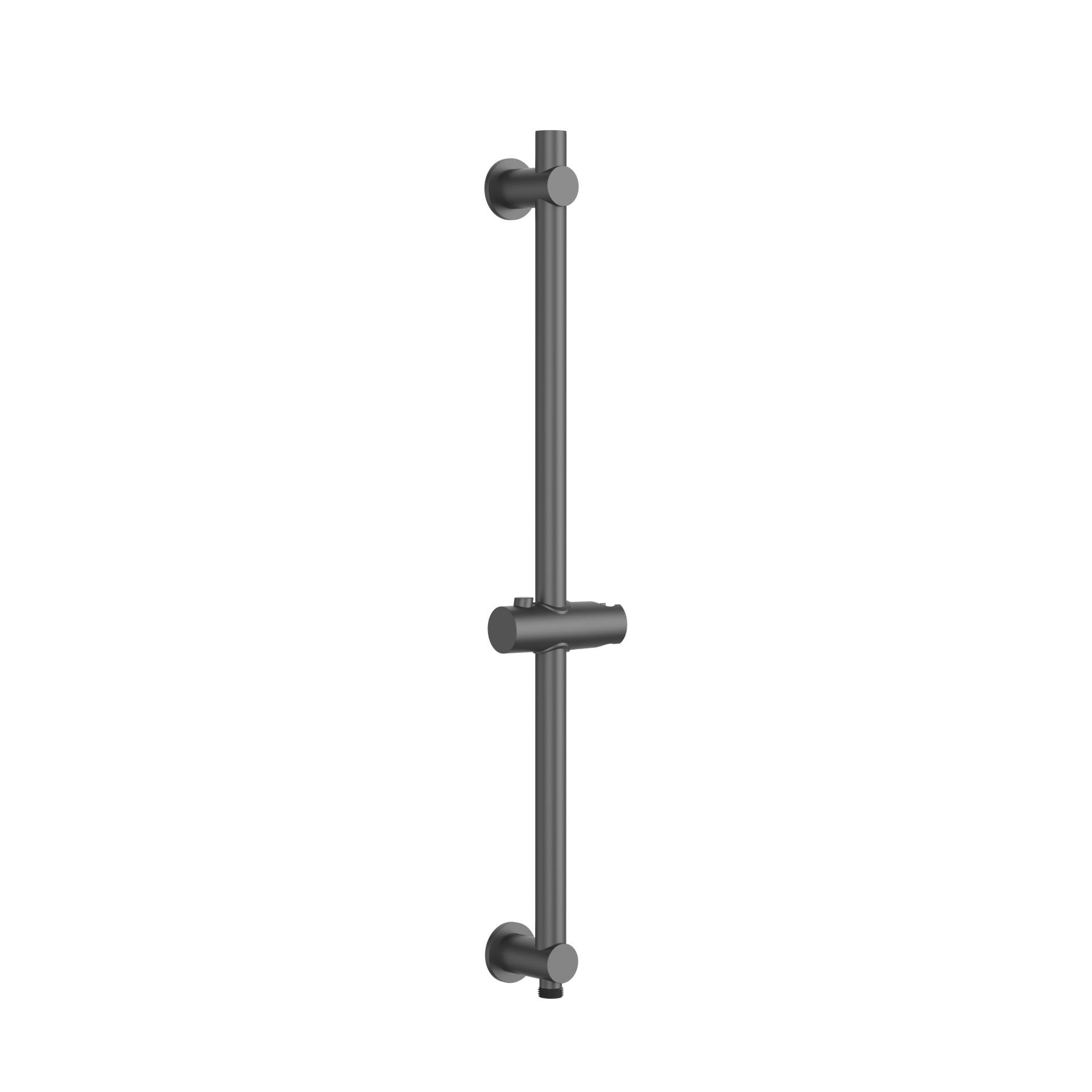 Uniforma Doucheglijstang - Met Wateraansluiting - 69 cm - Gunmetal (PVD)