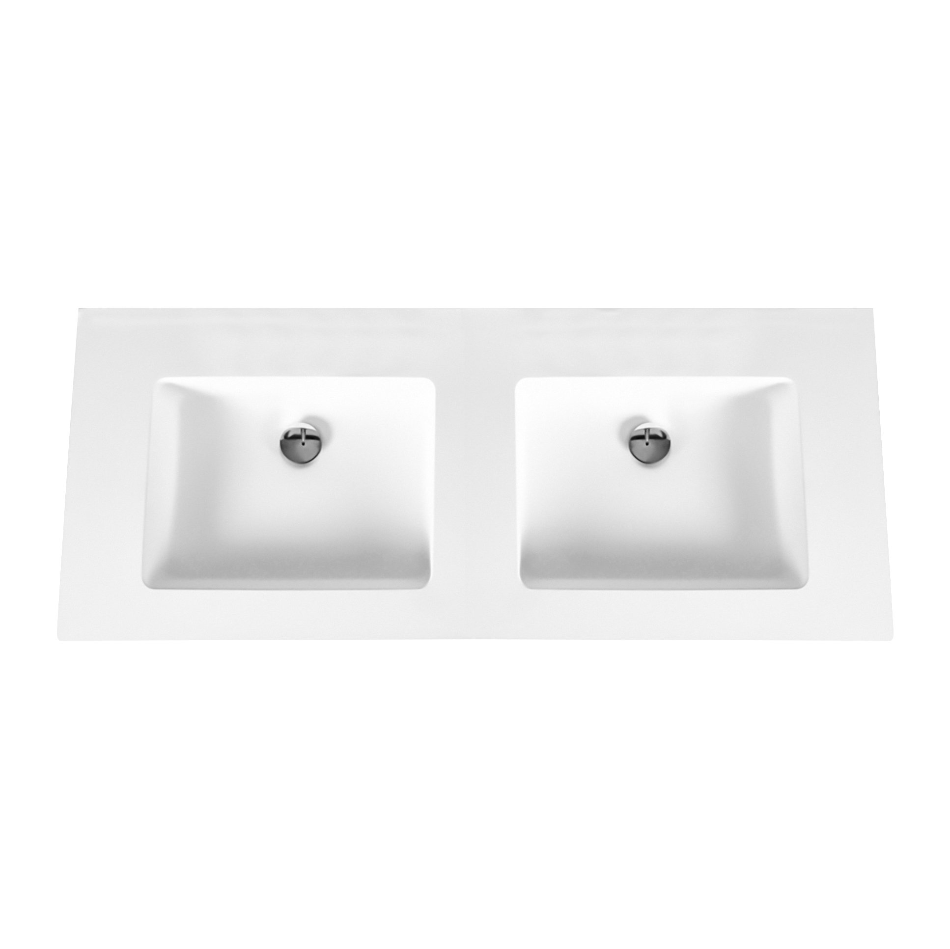 Aloni Solid Surface Wastafel Zonder Kraangat 120cm