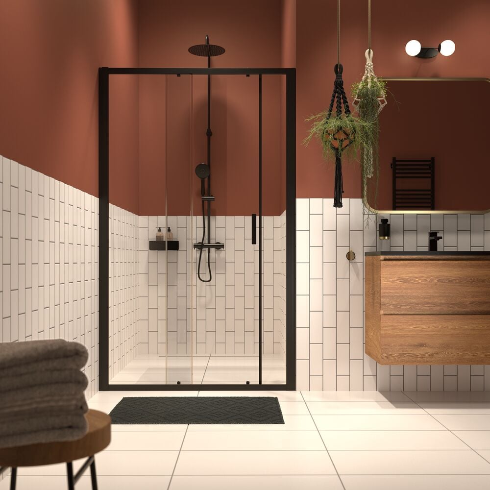 douchecabine met schuifdeur