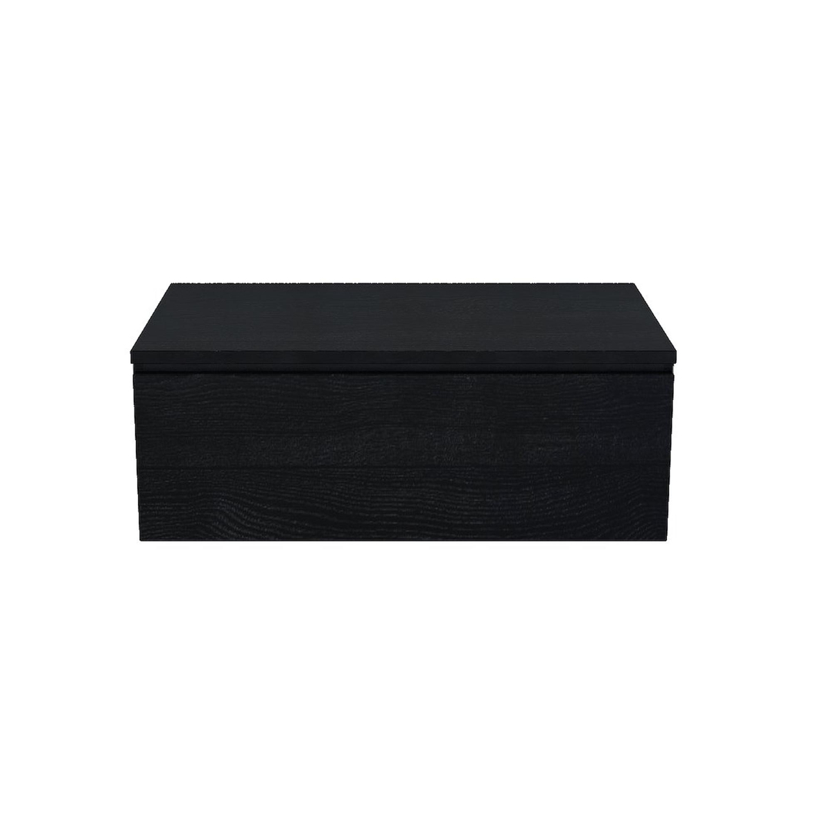 Arcqua Onderkast Living black oak 80x30 cm 1 lade