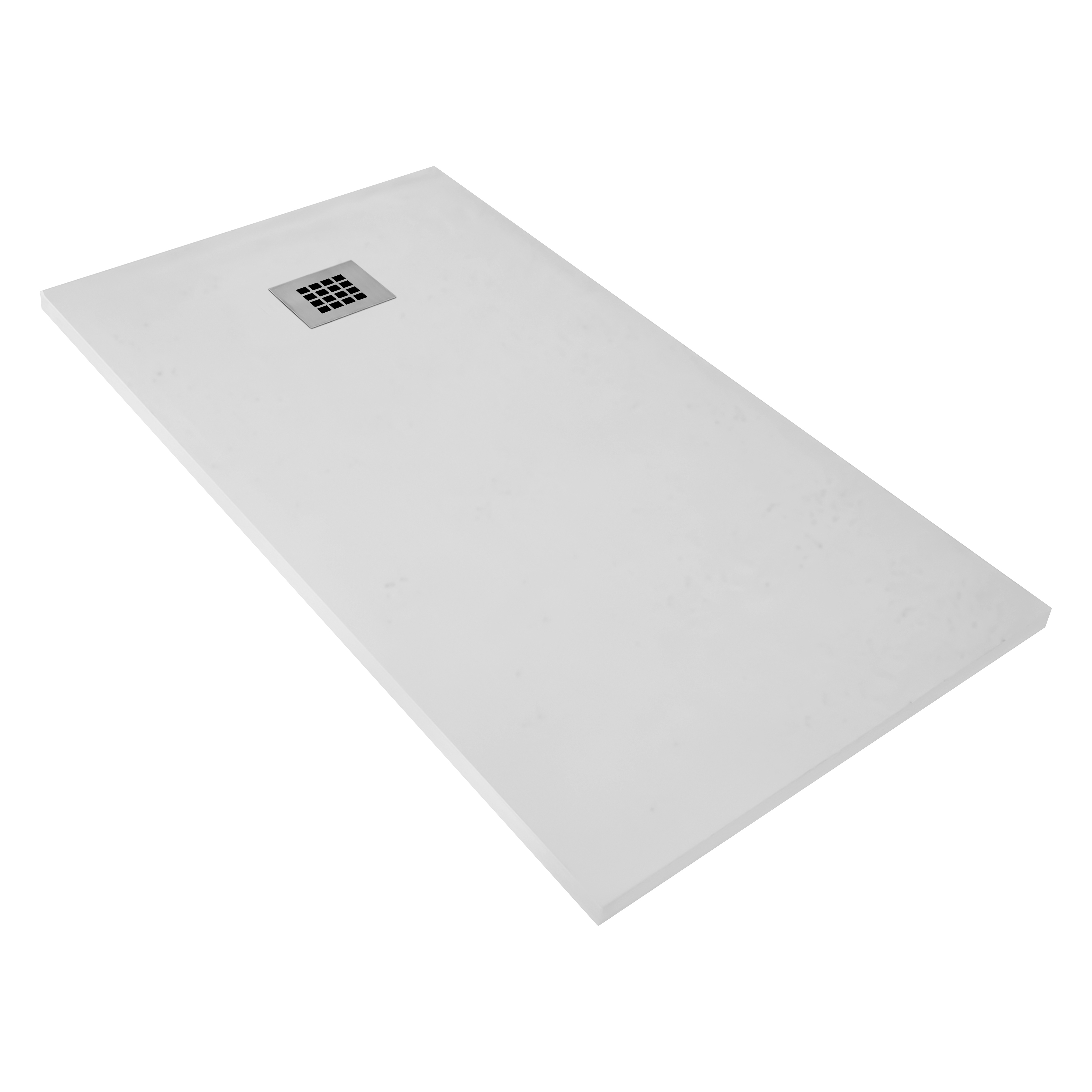 Creavit Aloni Madison Flat Composietsteen Douchebak Wit 140x90x3cm