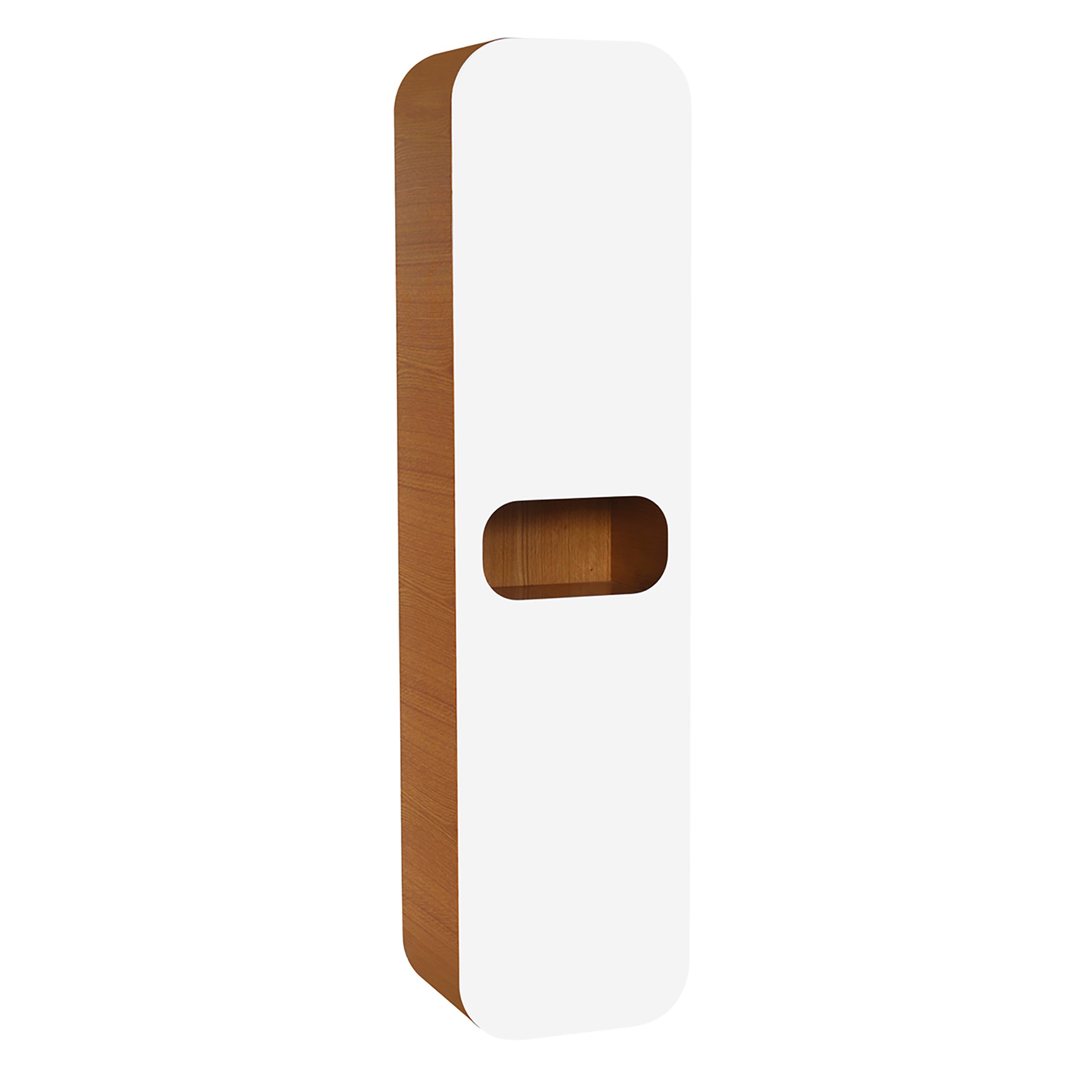 Creavit Pion Kolomkast Wit-Eik 40x160x32cm