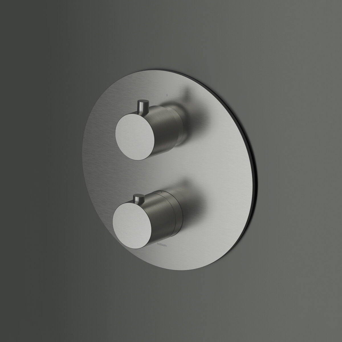 Hotbath Buddy / Cobber Afbouwdeel - Inbouw Thermostaat Met 2-Weg-Omstel Geborsteld Nikkel - CB009EXTGN