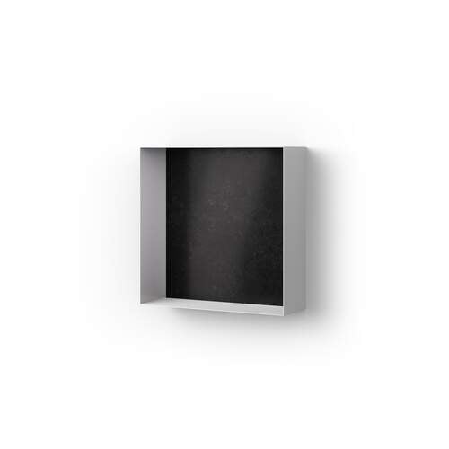 Looox Silestone Colour BoX 30x30cm, white, achterplaat Silestone Corktown Suede