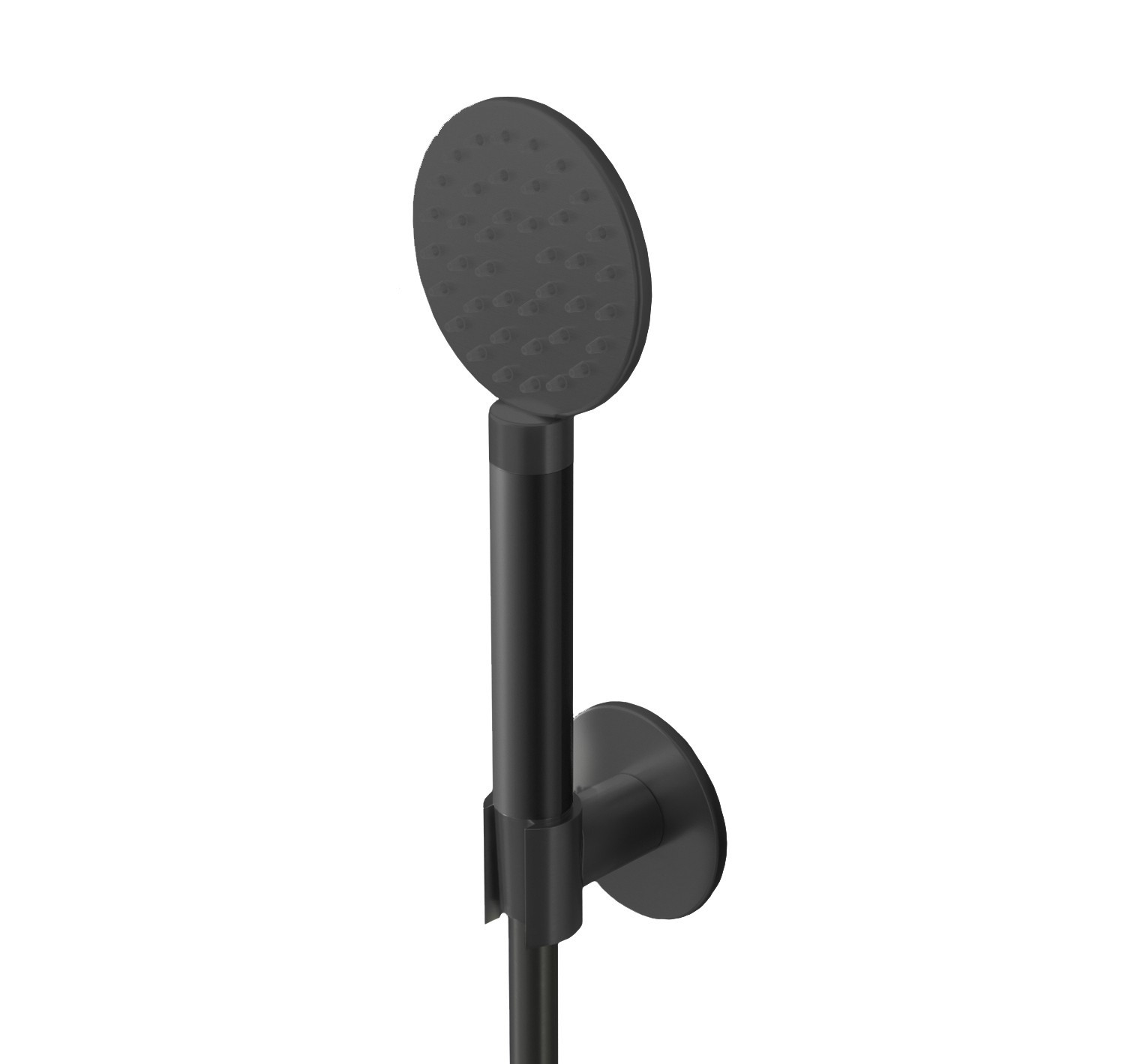 Hotbath Cobber Ronde Handdouche Met Wandsteun En Doucheslang 150cm Mat Zwart