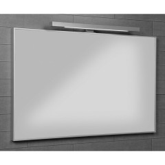 Looox Spiegel B-Line 120br x 65cm h, schakelaar en verwarming (excl. verlichting)