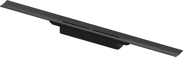 TECEdrainprofile doucheprofiel, 800 mm, rvs geborsteld, zwart