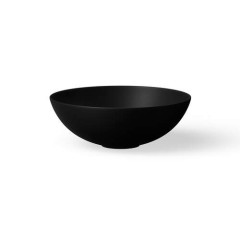 Looox Ceramic Round, diameter 40 cm, Mat Zwart