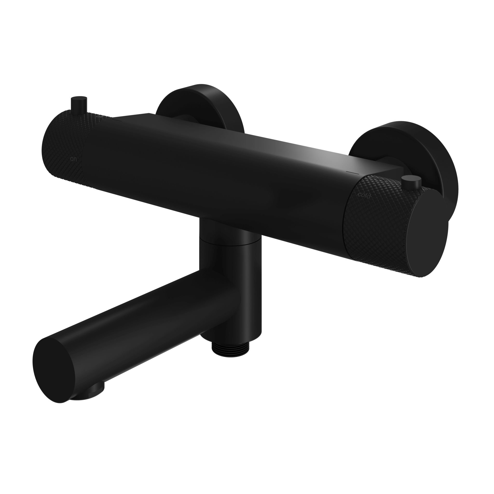 Hotbath Cobber X Afbouwdeel - Inbouw Douchemengkraan Met Handdouche Mat Zwart