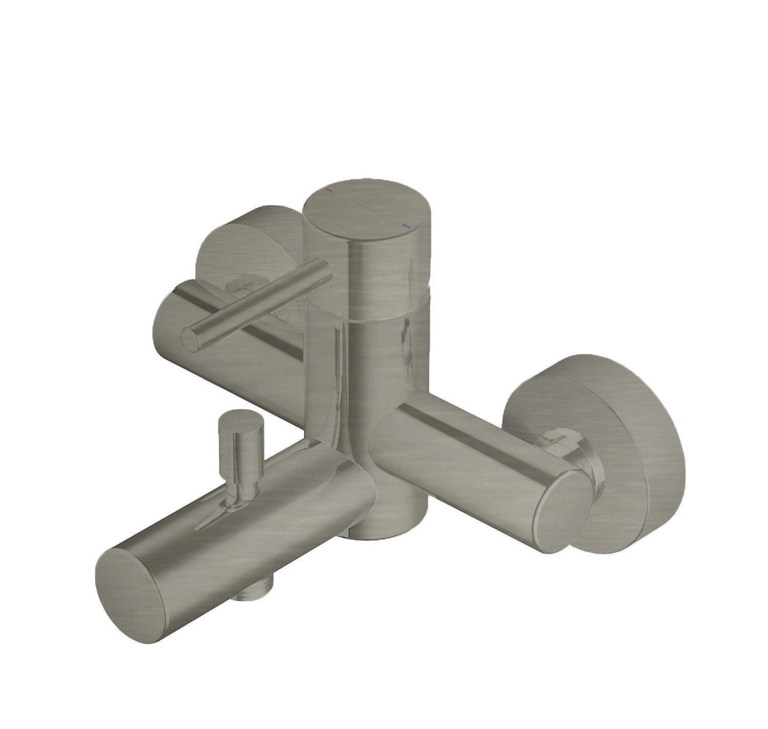 Hotbath Buddy Opbouw Badmengkraan Geborsteld Nikkel