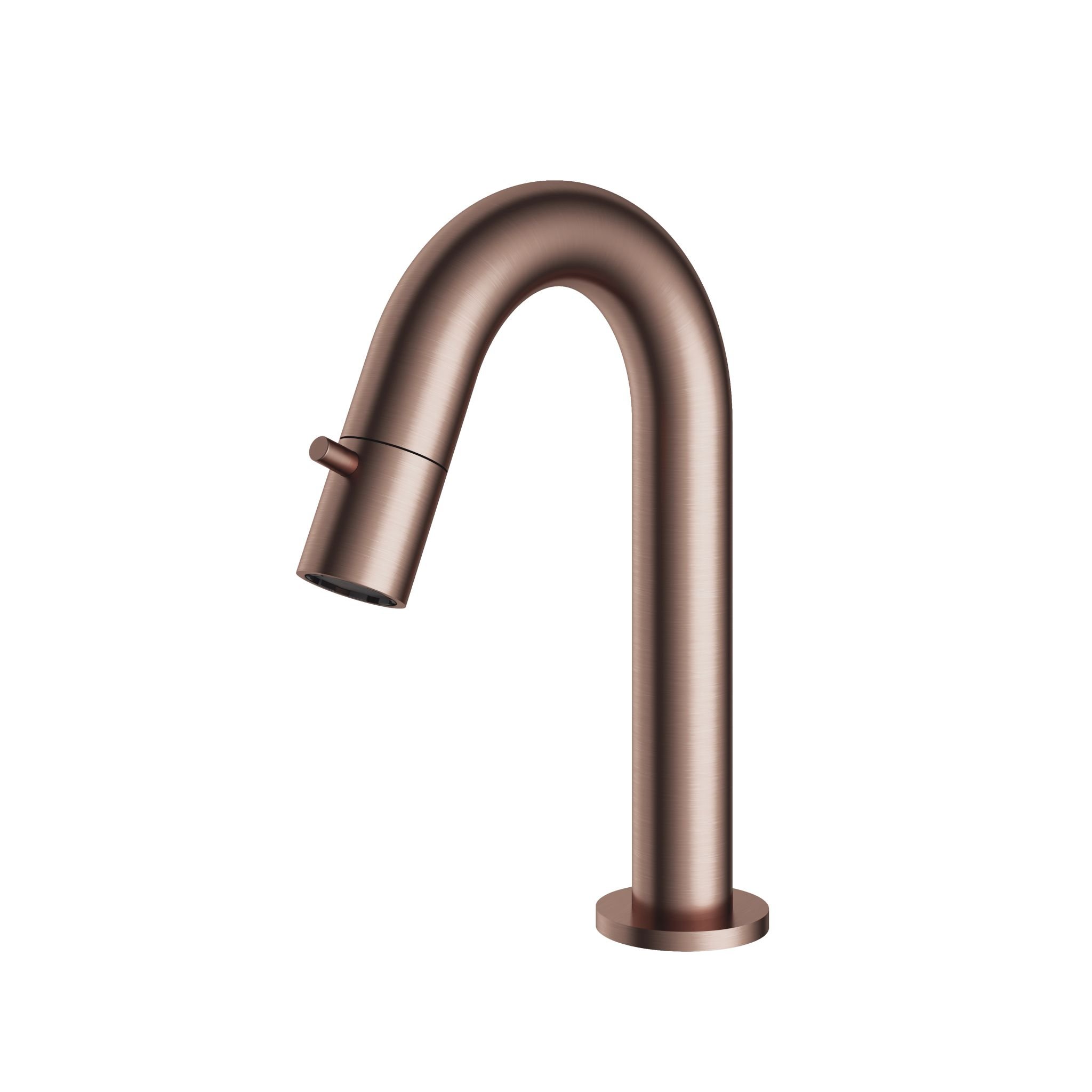 Hotbath Dude Opbouw Fonteinkraan U-uitloop Geborsteld Koper PVD