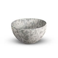 Looox Ceramic Terrazzo Small, diameter 23 cm, Terrazzo Grey