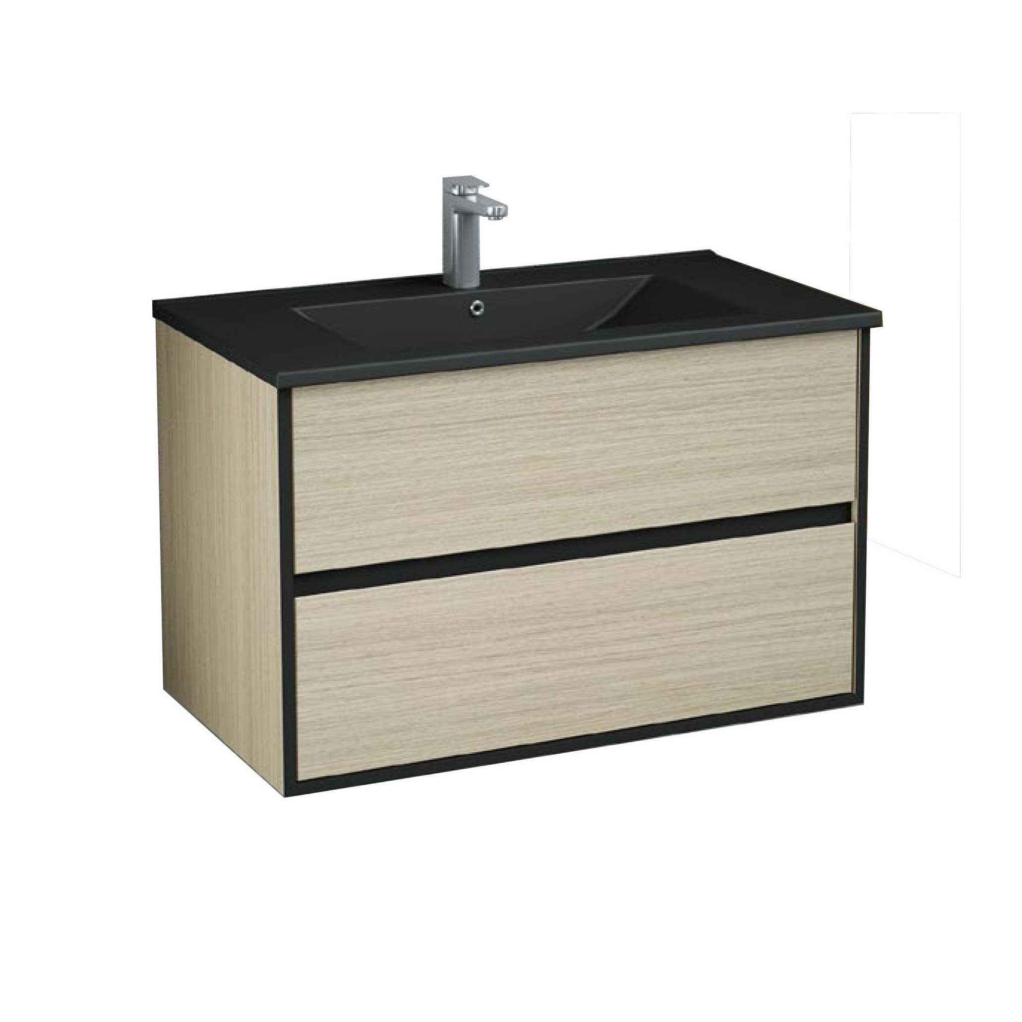 Creavit Aloni Retro Onderkast 80cm Lichtbruin