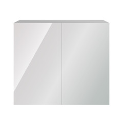 Aloni Spiegelkast Kleur Aluminium 60x70cm
