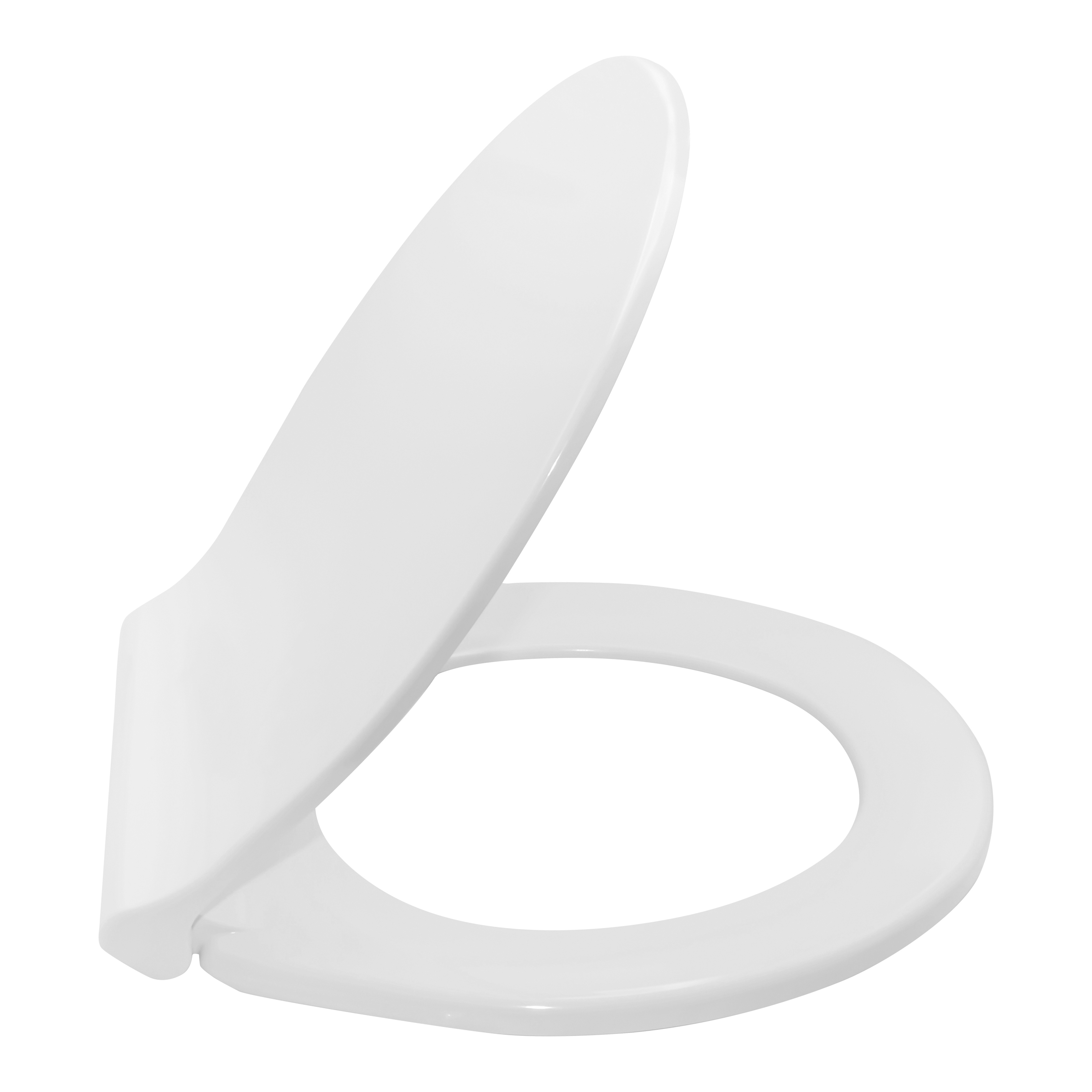 Creavit Aloni Nice Flat Wc-Zitting Duroplast Inox Scharnieren, Softclose