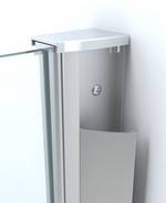 Chroom Muurprofiel Glaswand Dikte 1Cm L=200Cm