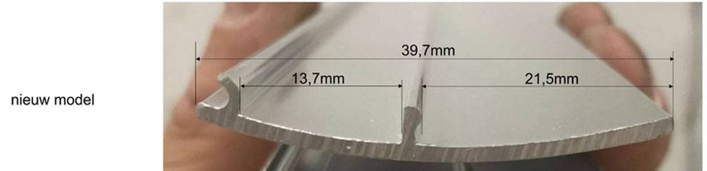 aluminium wandprofiel