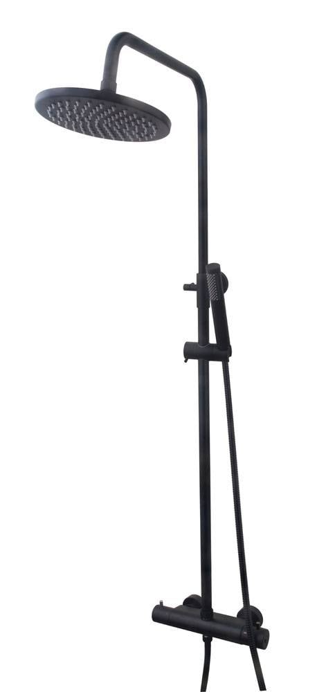 opbouw regendouche met thermostaatkraan