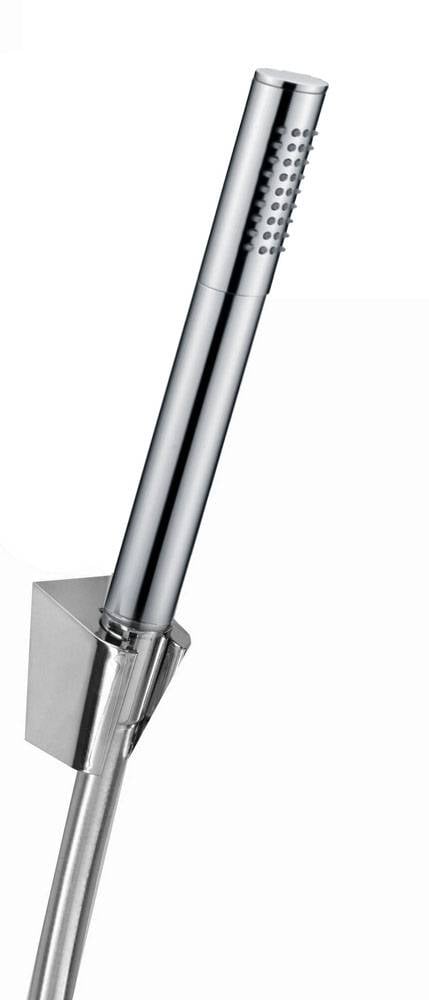 Rond Handdoucheset / Slang en Houder Chroom