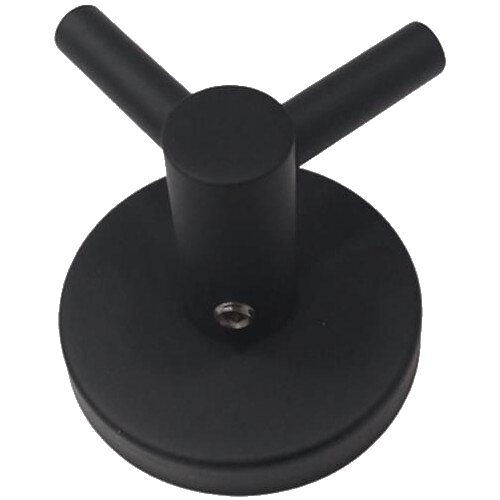 mat zwart handdoekhaak