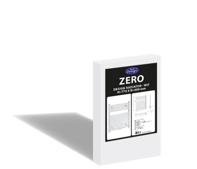 Zero Radiator Recht Model 770X600Mm