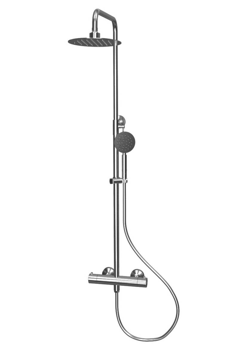 opbouw regendouche met thermostaatkraan