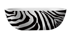 Best Design Color-Zebra Vrijstaand Bad 180X86X60Cm