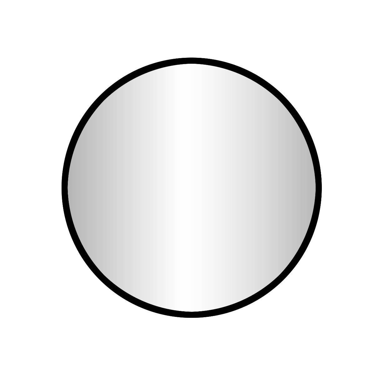 Goslar-Nero Ronde Spiegel Ø 100 Cm