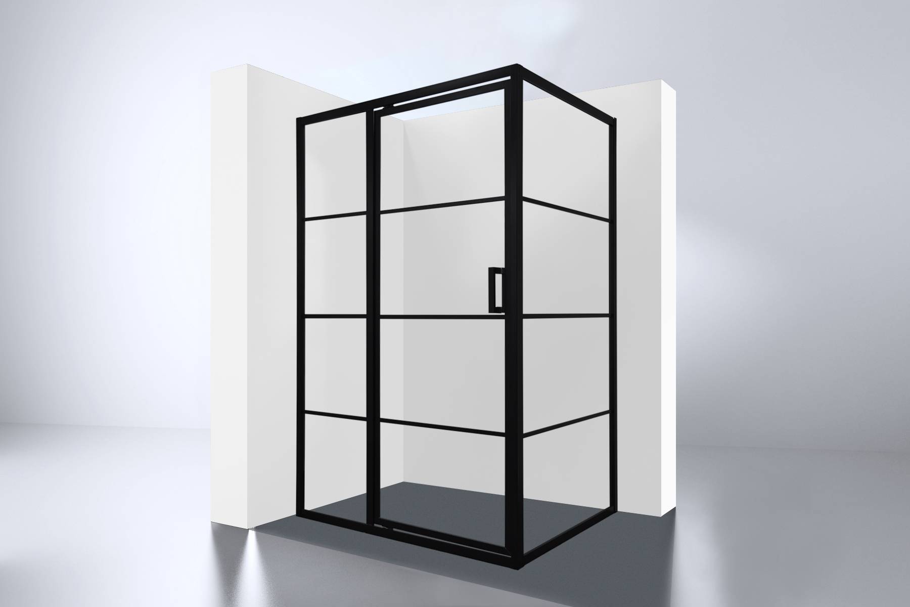 Douchecabine Zeplin-140 Met Nisdeur 140X90X210 8Mm