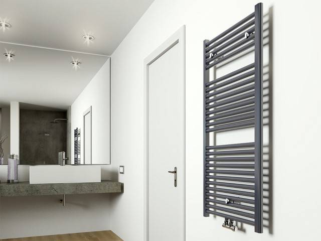 Elara Sierradiator Antraciet 1185X600 M/O Aansl.
