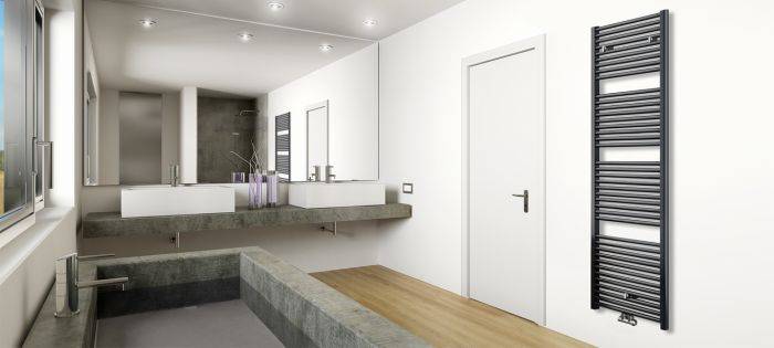 Elara Sierradiator Antraciet 1185X450 M/O Aansl.
