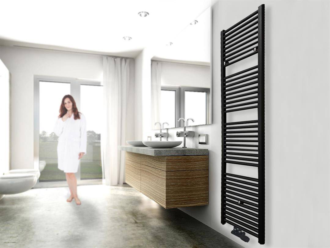 Elara Sierradiator Mat- Zwart 1817X600 M/O Aansl.