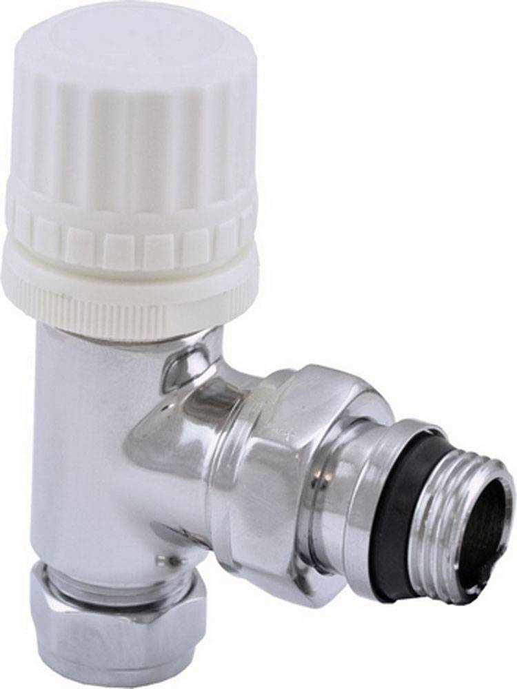 Luxe Therm.Voorber.Vent.1/2''X15 (M22) Knel Haaks Chroom