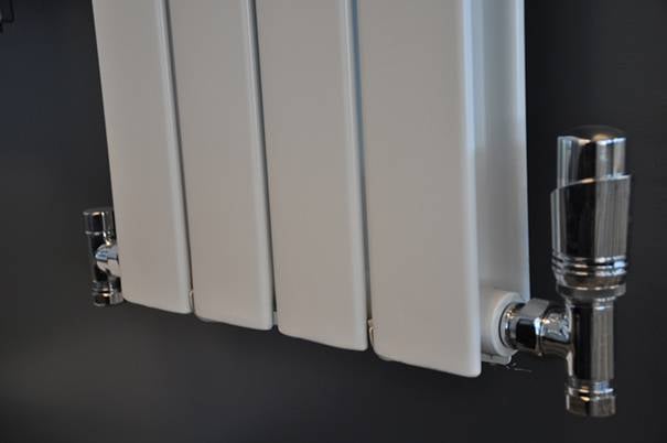 Luxe Therm. Rad. Aansluitset Haaks Chroom