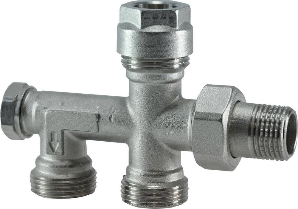 M-350 4 W.Verdeler 1/2 Euro+Adaptor 15Mm