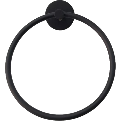 Sanexo Handdoekring Mat-Zwart Begonya
