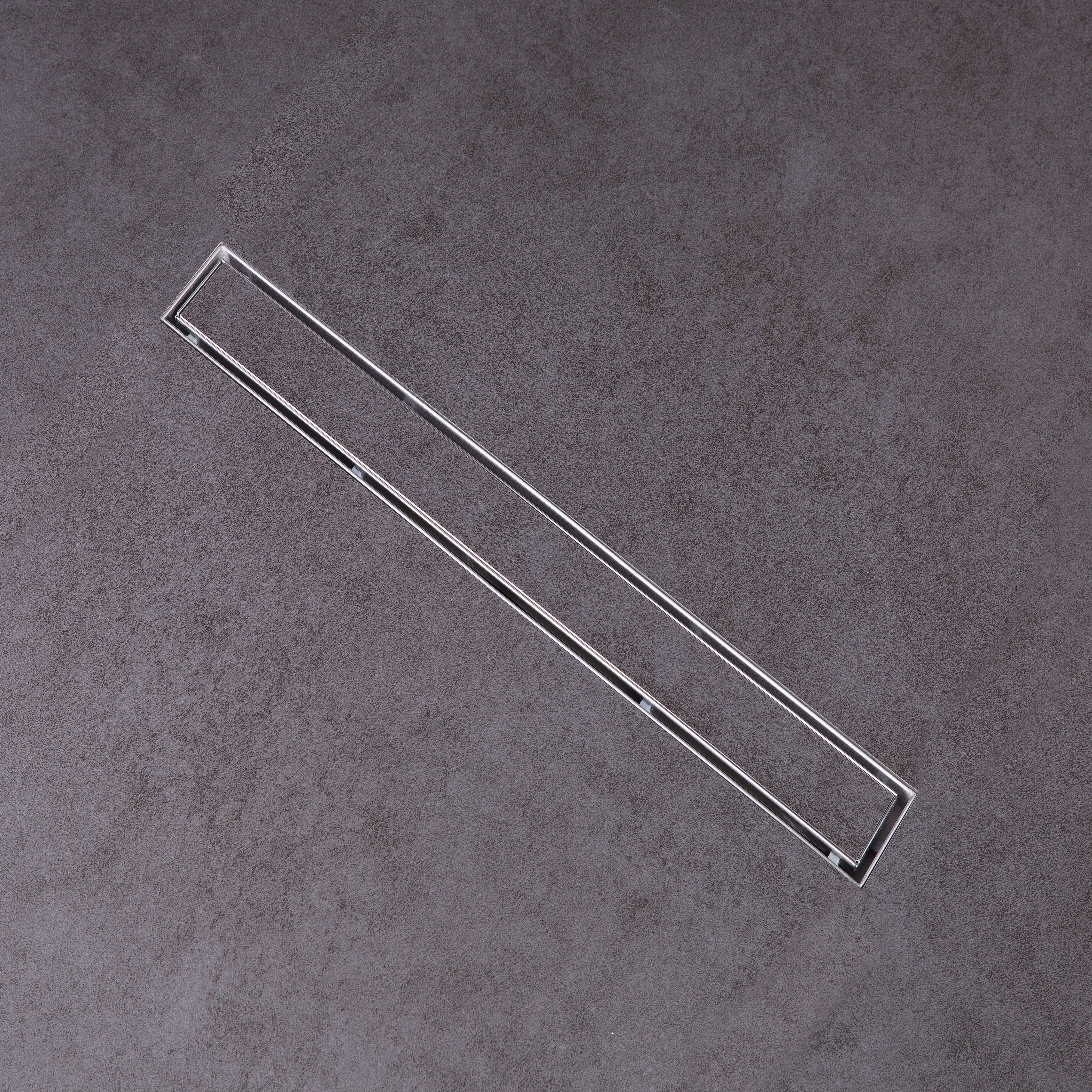 Tegeldouchegoot Flens RVS 80 cm  Sifon voorkant