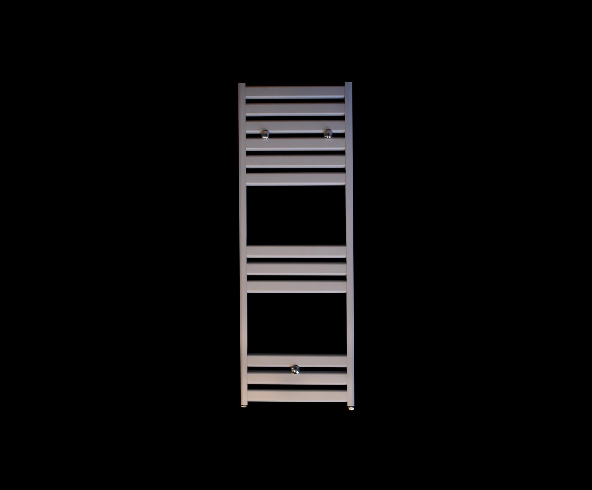 Designradiator Acqua Calda 42,5/120Cm 650 Watt Mat Grijs (Ral 7045) Zijaansluiting