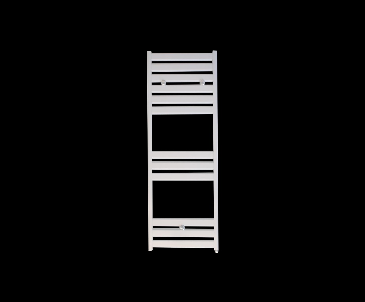 Designradiator Acqua Calda Glans Wit Zij- en Middenaansluiting PETSA Slim 45/120