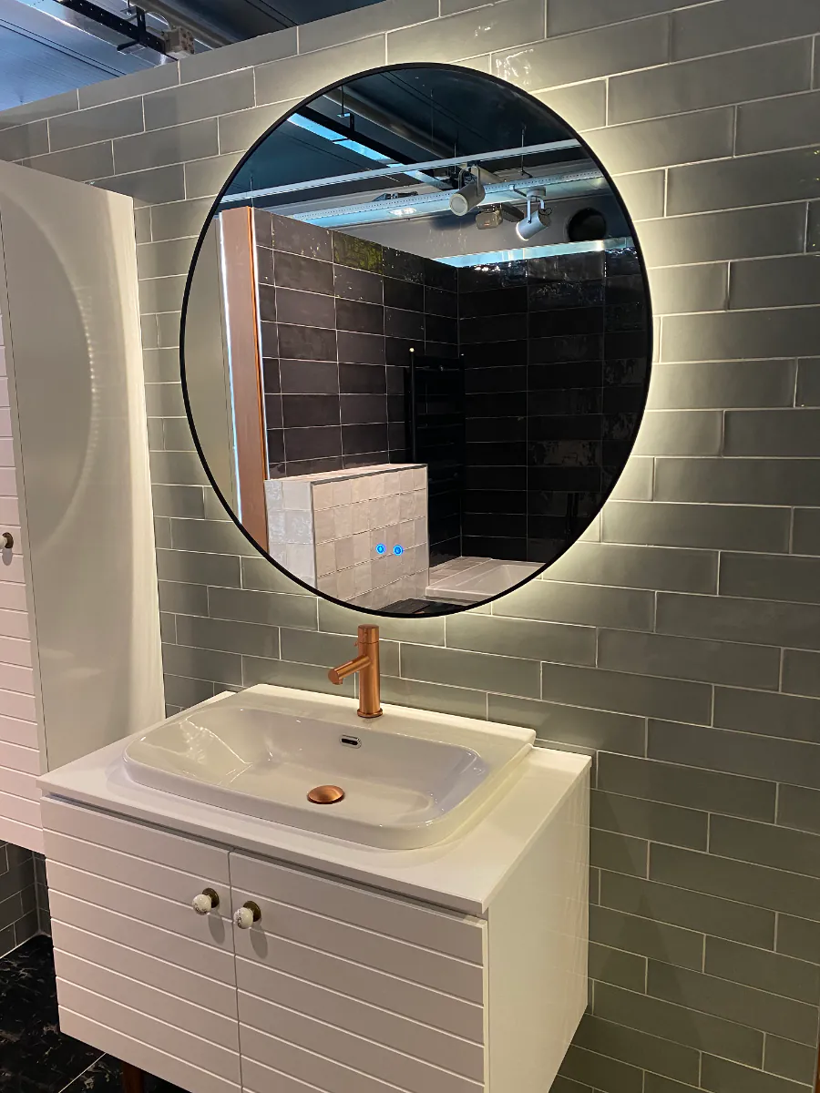 Santar spiegel rond 100 CM touchsensor LED licht en anti-condens
