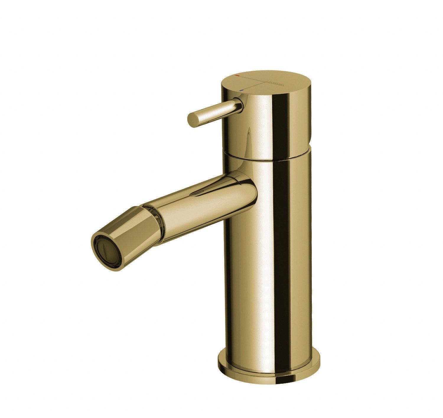 Hotbath Cobber Opbouw Bidetmengkraan Gepolijst Messing - Living Colours