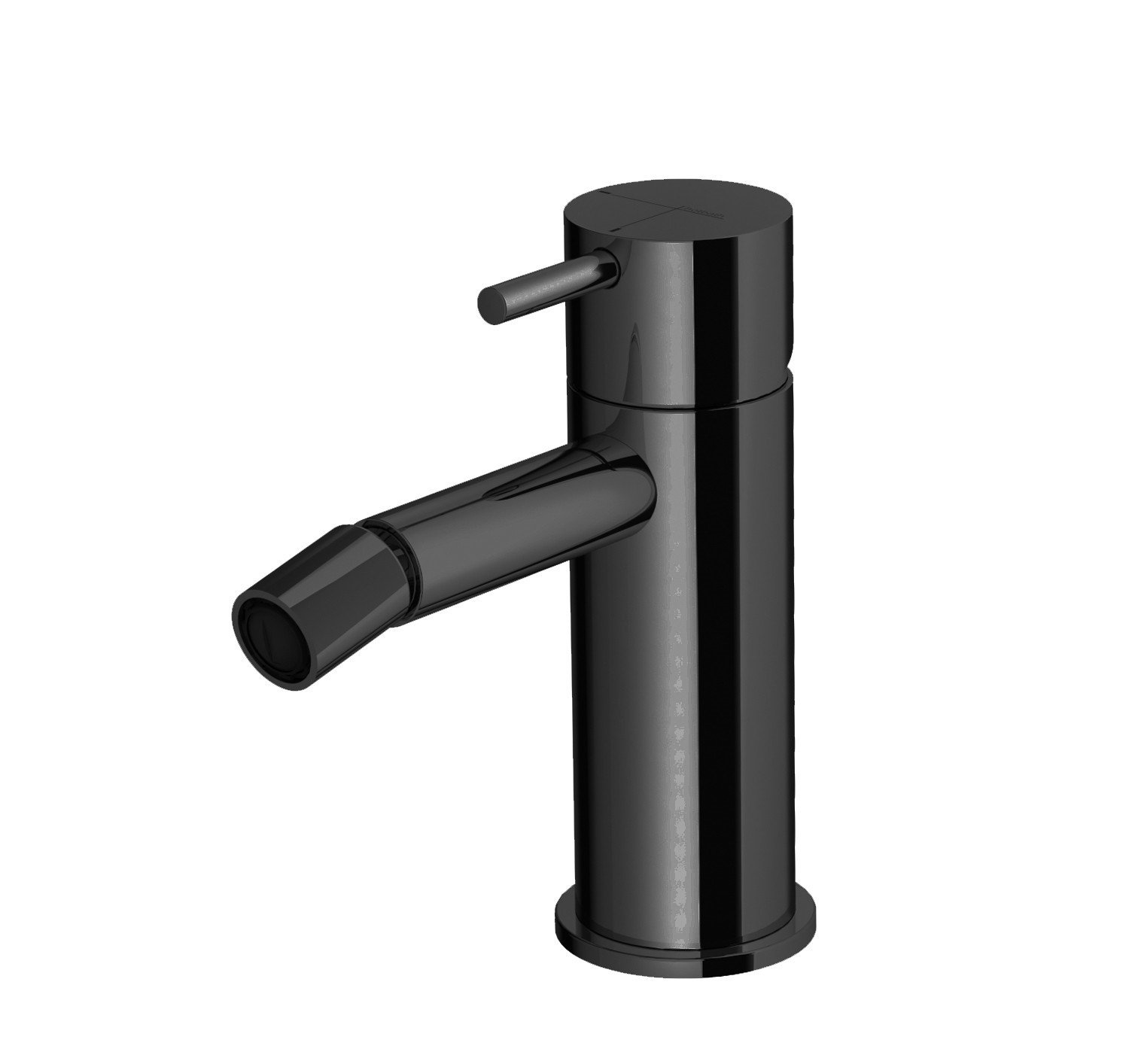 Hotbath Cobber Opbouw Bidetmengkraan Zwart Chroom