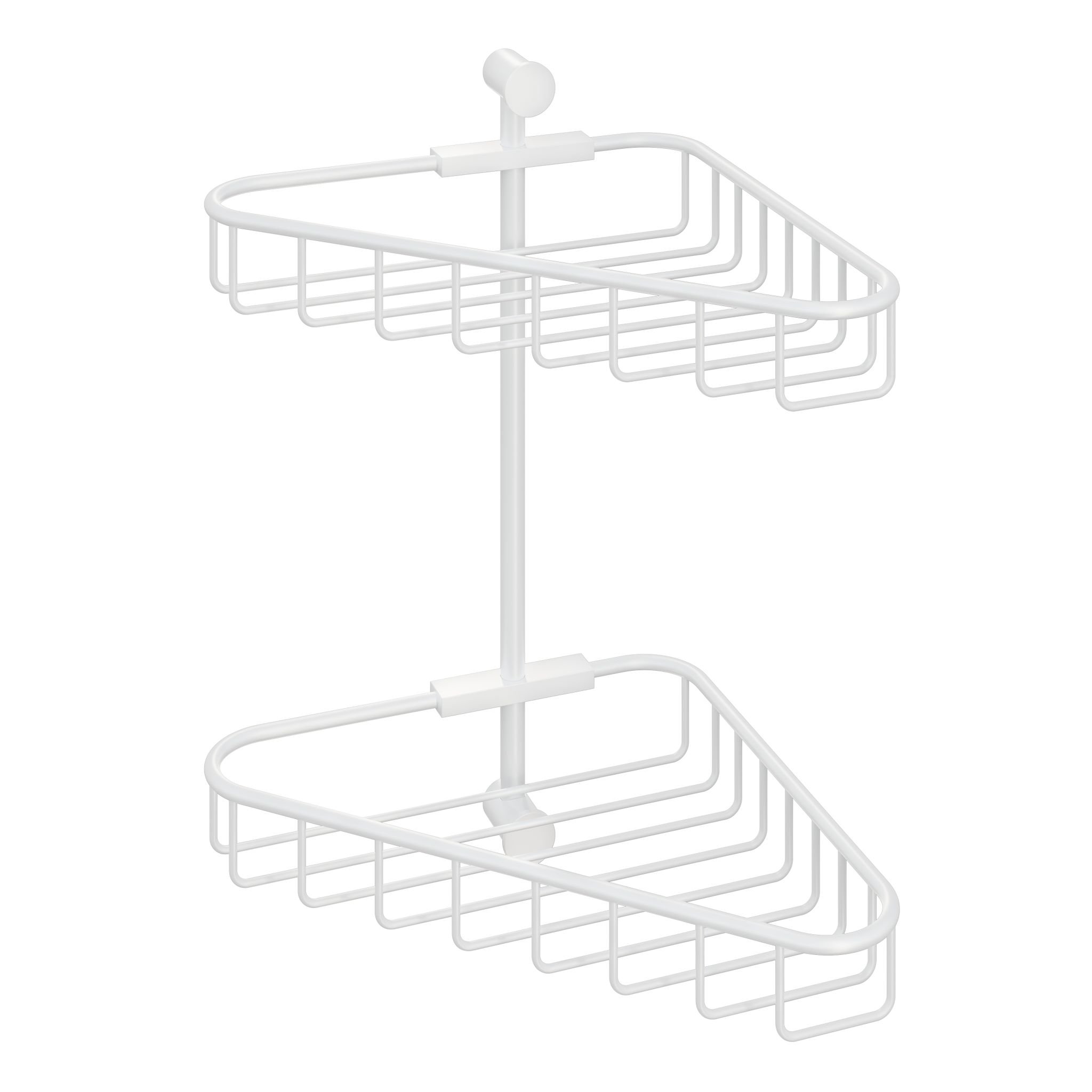 Hotbath Cobber Hoekdraadkorf Dubbel Mat Wit