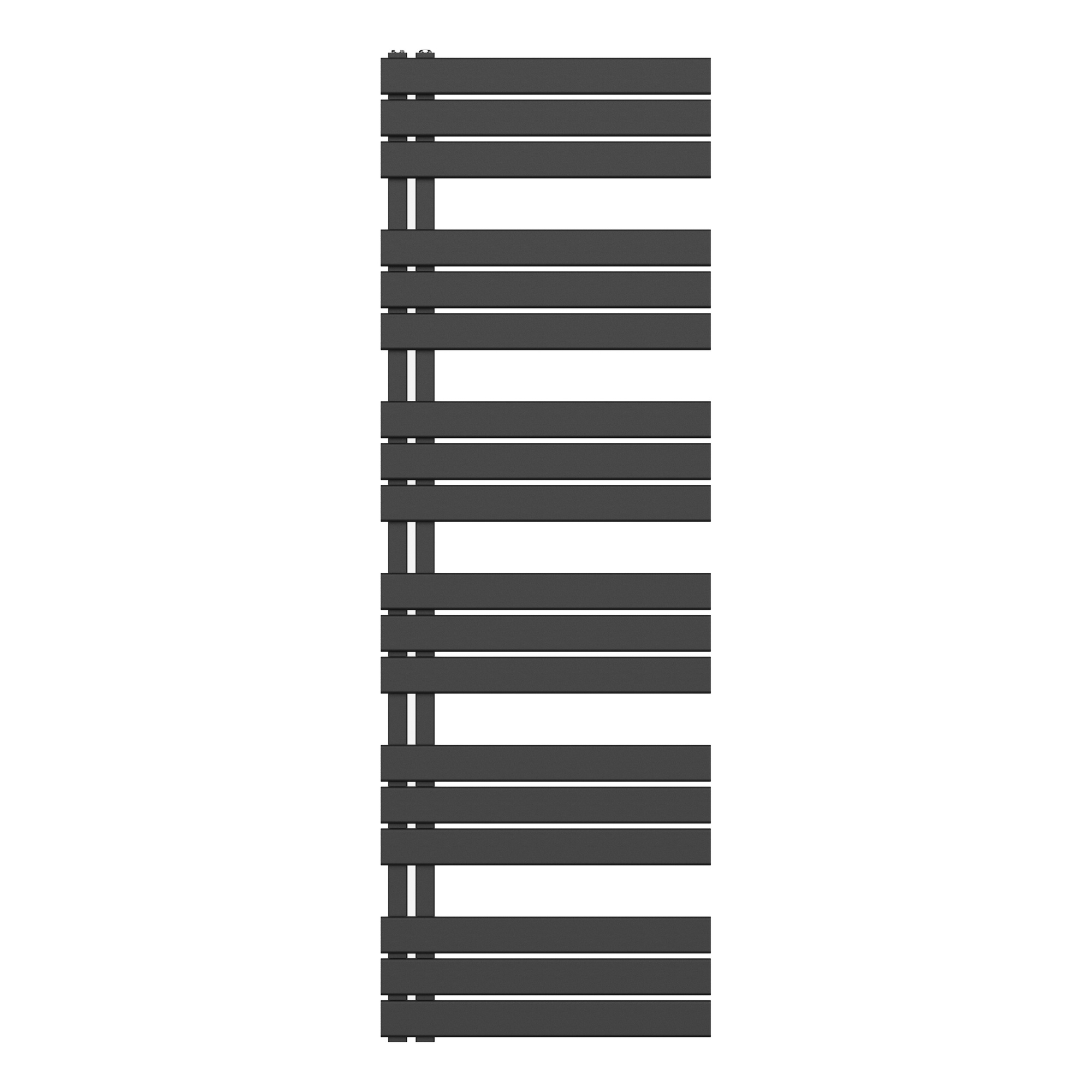 Belrad Handdoek Radiator Zwart Links 180×60 cm 1021W