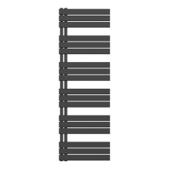 Belrad Handdoek Radiator Zwart Links 180×60 cm 1021W
