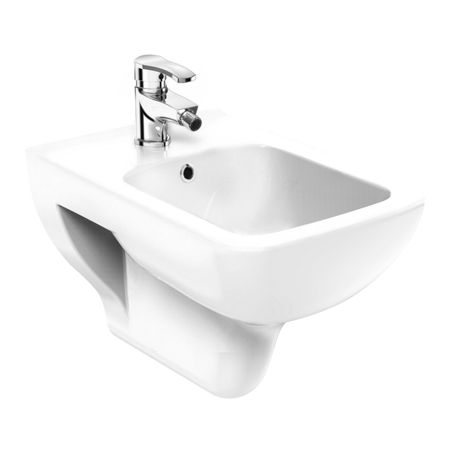 Creavit Ophang (Bidet) Wit
